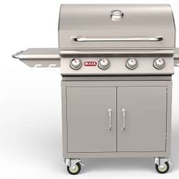 MHP Gas Grill WNK Series With Stainless Cart Base