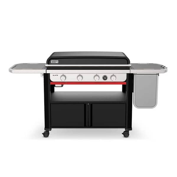 Slate Griddle 4-Burner Gas 36 in. Flat Top Grill in Black