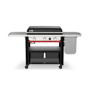 Weber Griddle 30 in. with BIN Liquid Propane Flat Top in Black