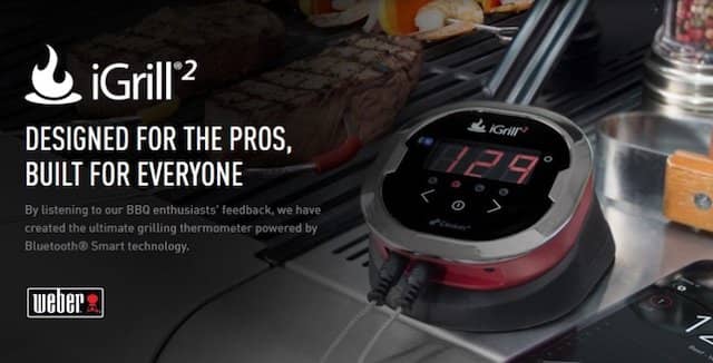 Weber iGrill 2, Magnetic Smart Grilling Thermometer