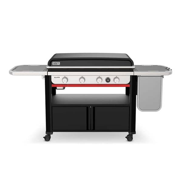 Slate Griddle 4-Burner Propane Gas 36 in. Flat Top Grill in Black