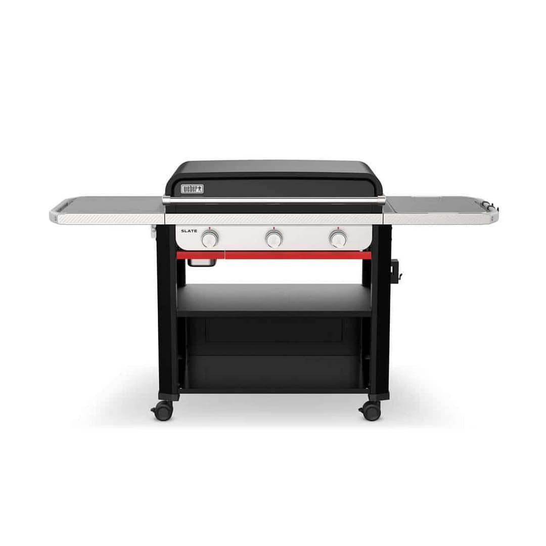 Slate Griddle 3-Burner Propane Gas 30 in. Flat Top Grill in Black